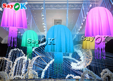 медузы приведенные цветов ткани 16 нейлона 190Т раздувные для украшения партии