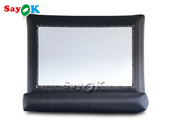 Киноэкран репроектора раздувной на открытом воздухе черноты экрана на открытом воздухе коммерчески раздувной