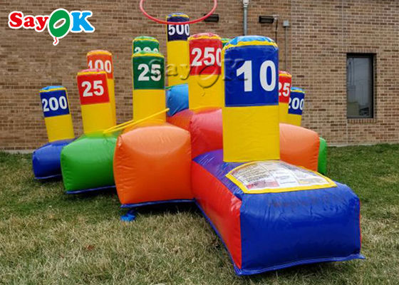 Игра шумихи сопротивления 2.3x2.1m на открытом воздухе раздувных игр УЛЬТРАФИОЛЕТОВАЯ небольшая раздувная на открытом воздухе