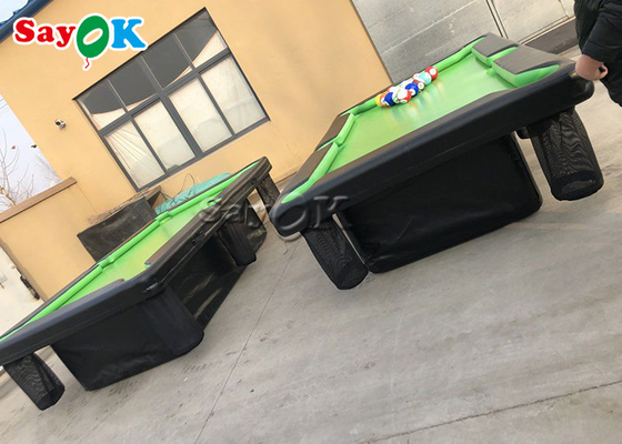 Раздувным бильярдный стол PVC игры 0.9mm боулинга загерметизированный воздухом раздувной со стойкой