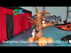 Надувный вздутый тыквенник для Дворца Хэллоуина Внешние призраки Дерево Хэллоуина