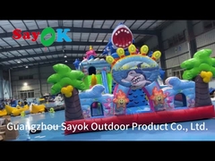 Коммерческий Взрыв Надувный Замок Прыжки Комбо Отскакивающий Дом Надувный Замок Отскакивающий Слайд