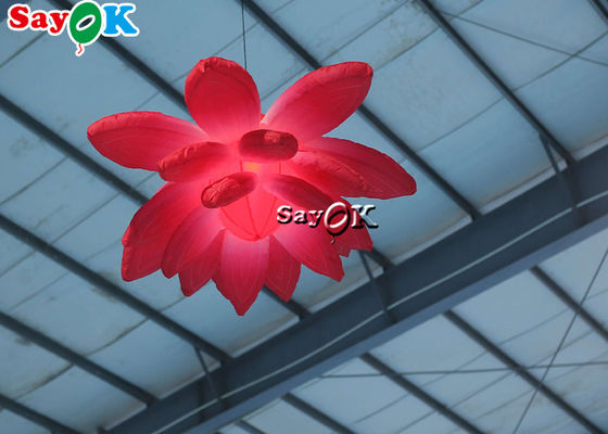 цветки свадьбы украшения 1.5m раздувные освещая вися