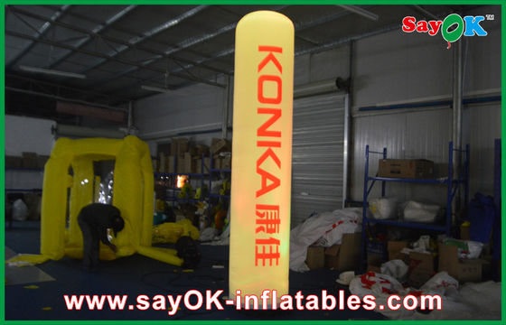 напечатанная колонка кубика штендера освещения высоты 3m раздувным водить украшением