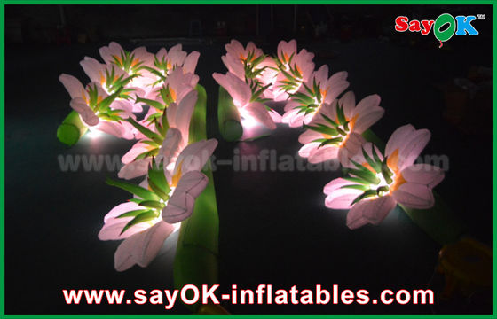 Выдвиженческая раздувная ткань водить украшения 190t Оксфорда цветка