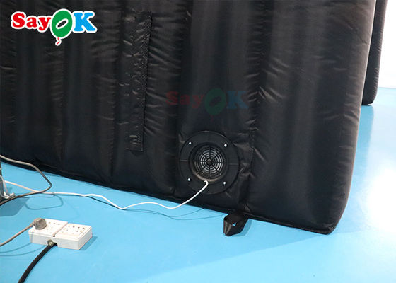 Внешний воздушный шатер 210D Оксфордский черный надувный туннельный шатер многофункциональный для выставок