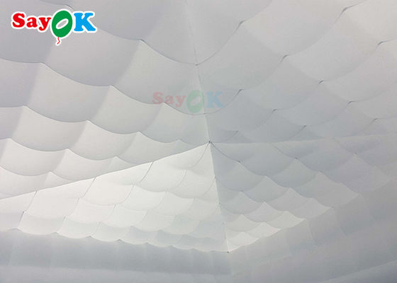 Мобильная 8x8x4м Белая воздушная палатка для счастливых вечеринок