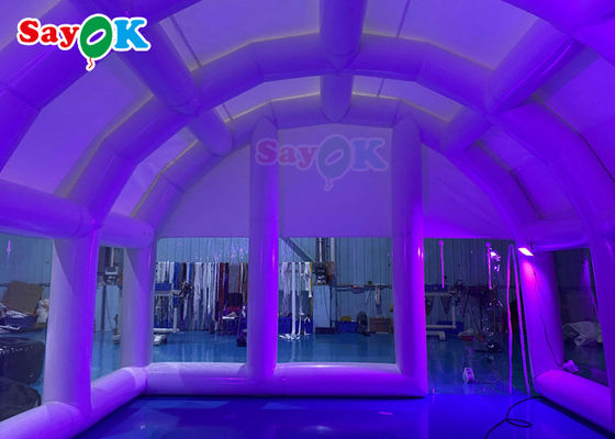 Надувная палатка для дома 0,55 мм ПВК надувная воздушная палатка прозрачная герметичное куполовое покрытие для бассейна