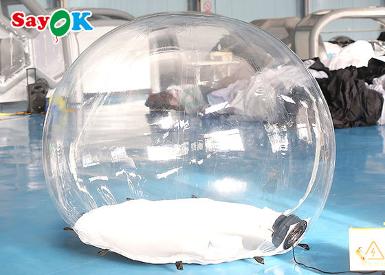 Надувная палатка для кемпинга Прозрачная надувная палатка для кемпинга для семьи Загородные вечеринки Фестивали Звездное зрелище