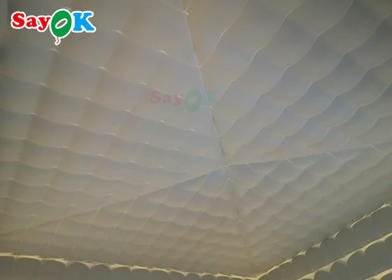 Надувная кубическая палатка гибкая надувная воздушная палатка с светодиодными лампами