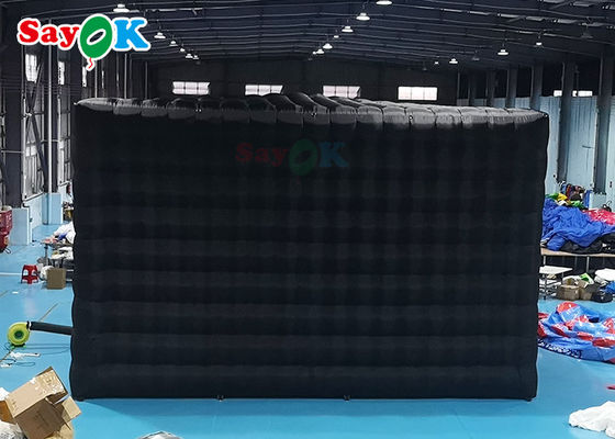 Надувная кубическая палатка гибкая надувная воздушная палатка с светодиодными лампами