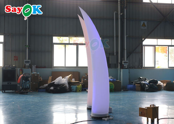 Уникальное СИД цвета слоновой кости освещая раздувную трубку декоративного освещения свадьбы лампы штендера