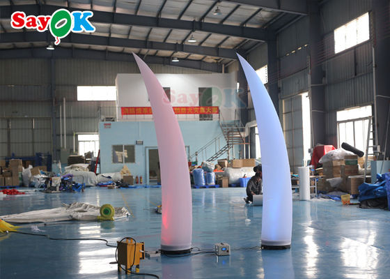 Конус полумесяца украшения 3m ROHS раздувной освещая