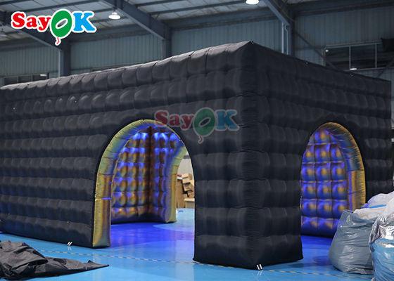 Реклама Ночной клуб Надувная кубическая палатка Сильный Оксфордский ткань материал Надувная воздушная палатка