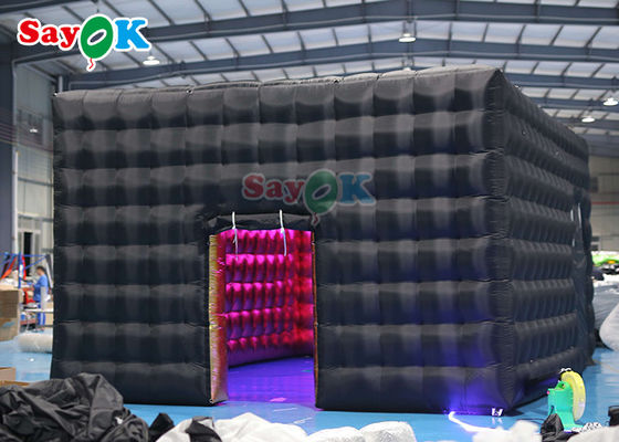 Реклама Ночной клуб Надувная кубическая палатка Сильный Оксфордский ткань материал Надувная воздушная палатка