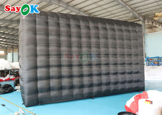 Черный светодиодный музыкальный бар Мобильный ночной клуб Палатка Коммерческий надувный ночной клуб с дискотекой Светлый надувный ночной клуб для Рен
