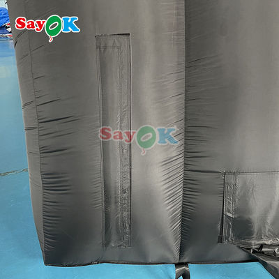 10x6x5.4mH Черный купол Надувная палатка для вечеринки