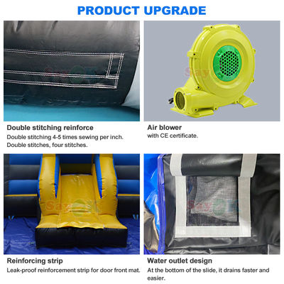 Рождественский надувный скачущий замок