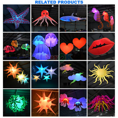 Бесплатный 3D дизайн коммерческий гигантский надувный богатый цветок надувные цветы горшок с светодиодным светом