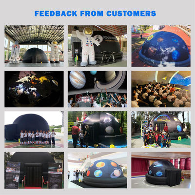6m Diameter Inflatable Planetarium Dome with Free 3D Design and Oxford Cloth for Schools Education