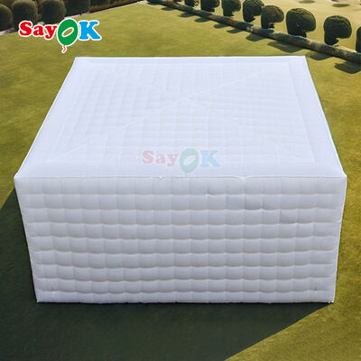 Sayok 100 человек вместимость взрыв вечеринки события клубные палатки надувная палатка с красочными светодиодными огнями