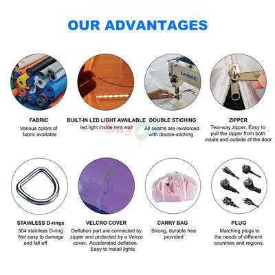 Sayok Большой рекламный шатер на открытом воздухе Свадебный клуб Партийные палатки на 200 человек Мероприятия с светодиодными лампами