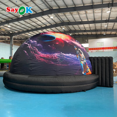 SAYOK 6m Diameter Portable Inflatable Planetarium Dome with 100% Blackout and Fire-Retardant Fabric for School Astronomy Education (Сайок 6м диаметр портативный надувный планетарий с 100% отключением света и огнезащитной тканью для школьной астрономии)