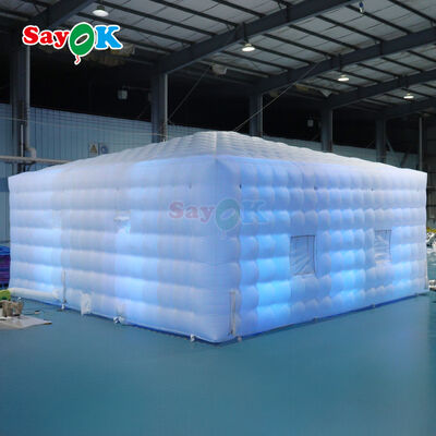 Portable LED Inflatable Air Tent 10mx10m with Durable 210D Oxford Cloth and Weather-Resistant Design for Outdoor Events