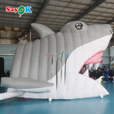 Customized Inflatable Shark Tunnel Entrance for Outdoor Sport Pool Party Commercial Event