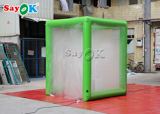 Выполненное на заказ зеленое Фогер интегрированный канал обеззараживанием в вход супермаркета