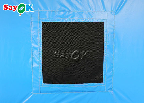 Мобильный Оксфордский надувный красочный распылитель с печатью логотипа надувный рабочий шатер