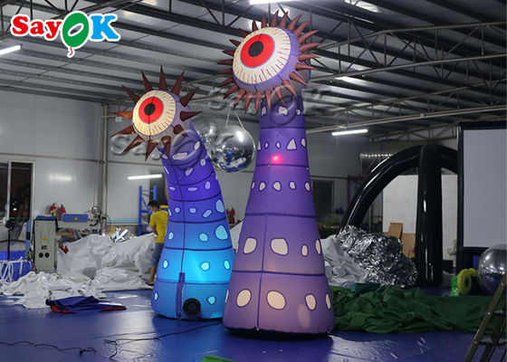 СИД украшения 190T 4m раздувное освещая наблюдает цветок