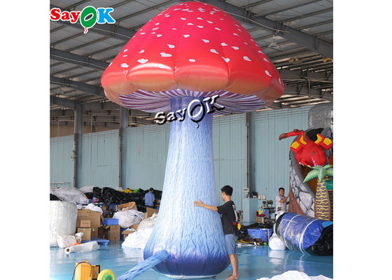 гриб 5m 16.5ft полностью печатая покрашенный раздувной с воздуходувкой воздуха