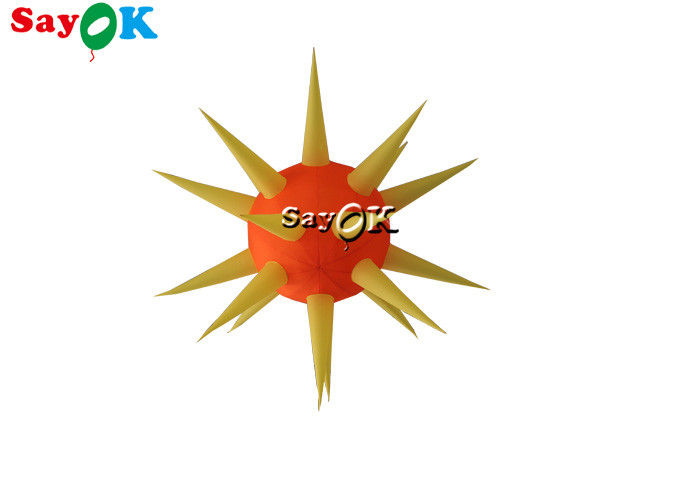 Потолок приостанавливал раздувной шарик шипа СИД для украшения события партии этапа клуба