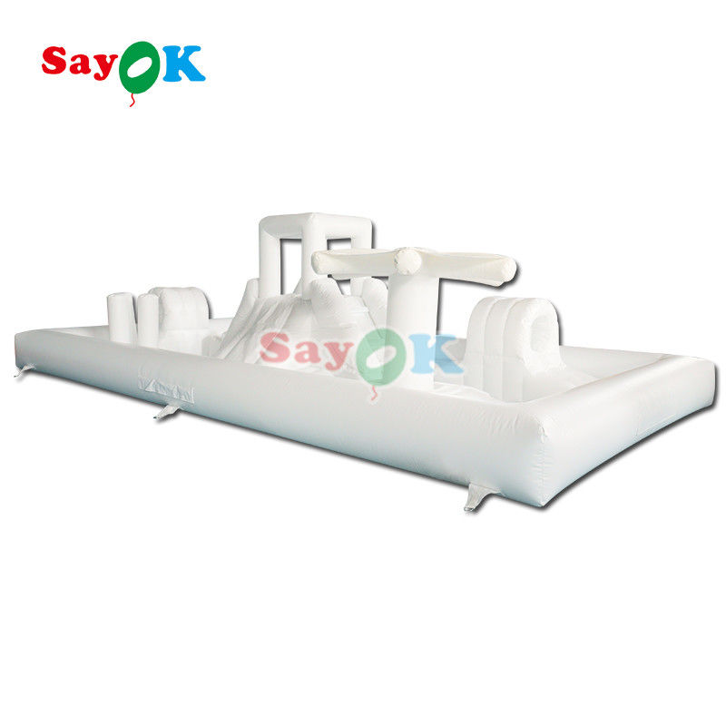 Специальное коммерческое оборудование для мягкой игры Белый плесеник надувный аквапарк скакалка замок