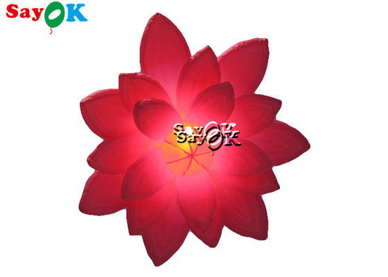 цветки свадьбы украшения 1.5m раздувные освещая вися