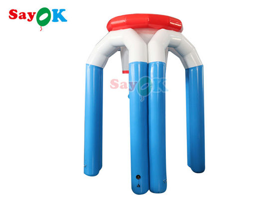 Гигантский бросая обруч баскетбола игры раздувной для потехи семьи