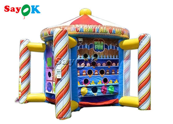 Игра броска Dartboard раздувной масленицы In1 спорта 5 полосы препятствий окончательной раздувная на полпути