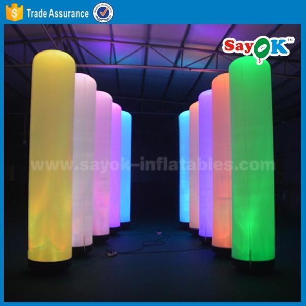 раздувной штендер с раздувным столбцом приведенным