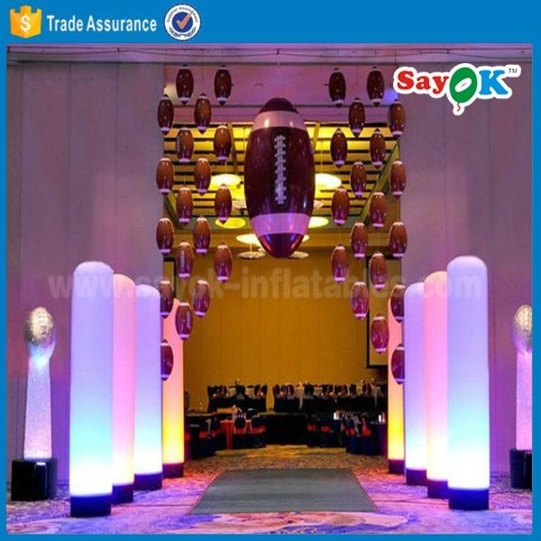 раздувной штендер с раздувным столбцом приведенным