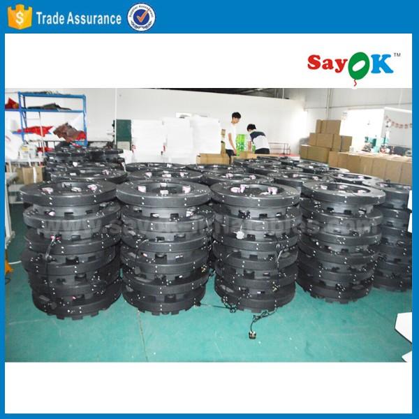 раздувной штендер с раздувным столбцом приведенным